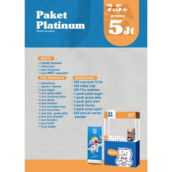 

Paket Platinum (Non Booth) MT Inneke Pati