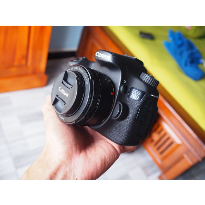 Canon 70D Lensa fix 50mm STM