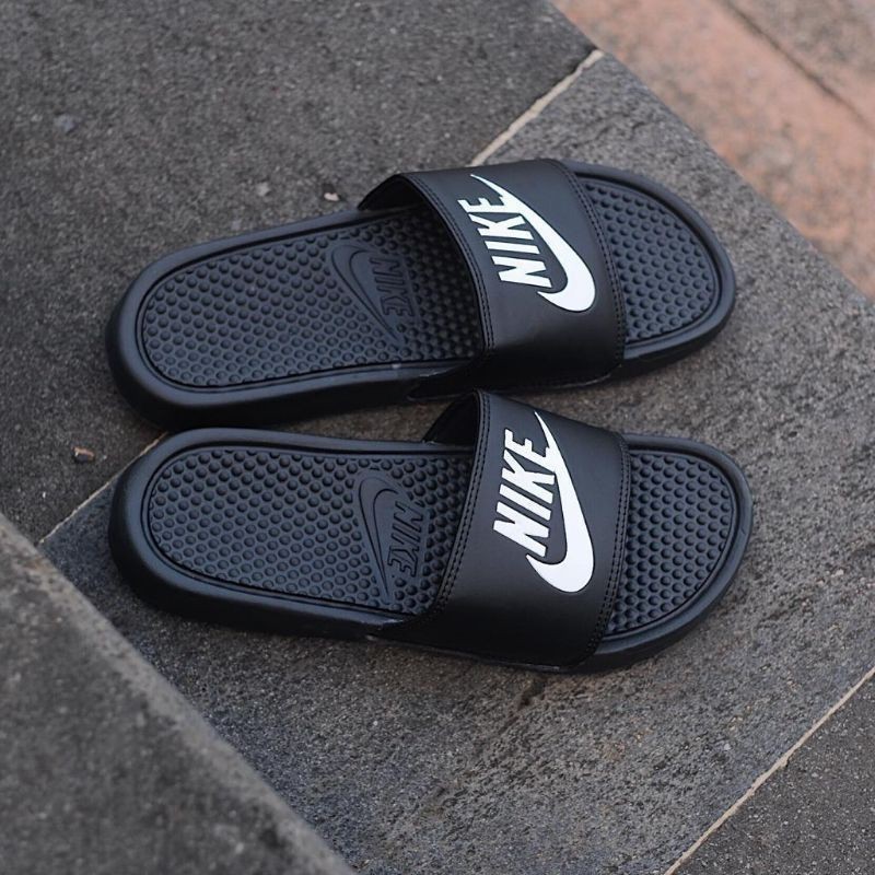 Sandal Slop Nike Bennasi Wanita Kekinian/Sandal Slop Pria Terbaru NIKE BENASSI Sandal Slide-2