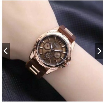 BISA COD Jam Tangan Wanita Pria Fashion Jumbo Chrono Off Strap Rubber GUS30