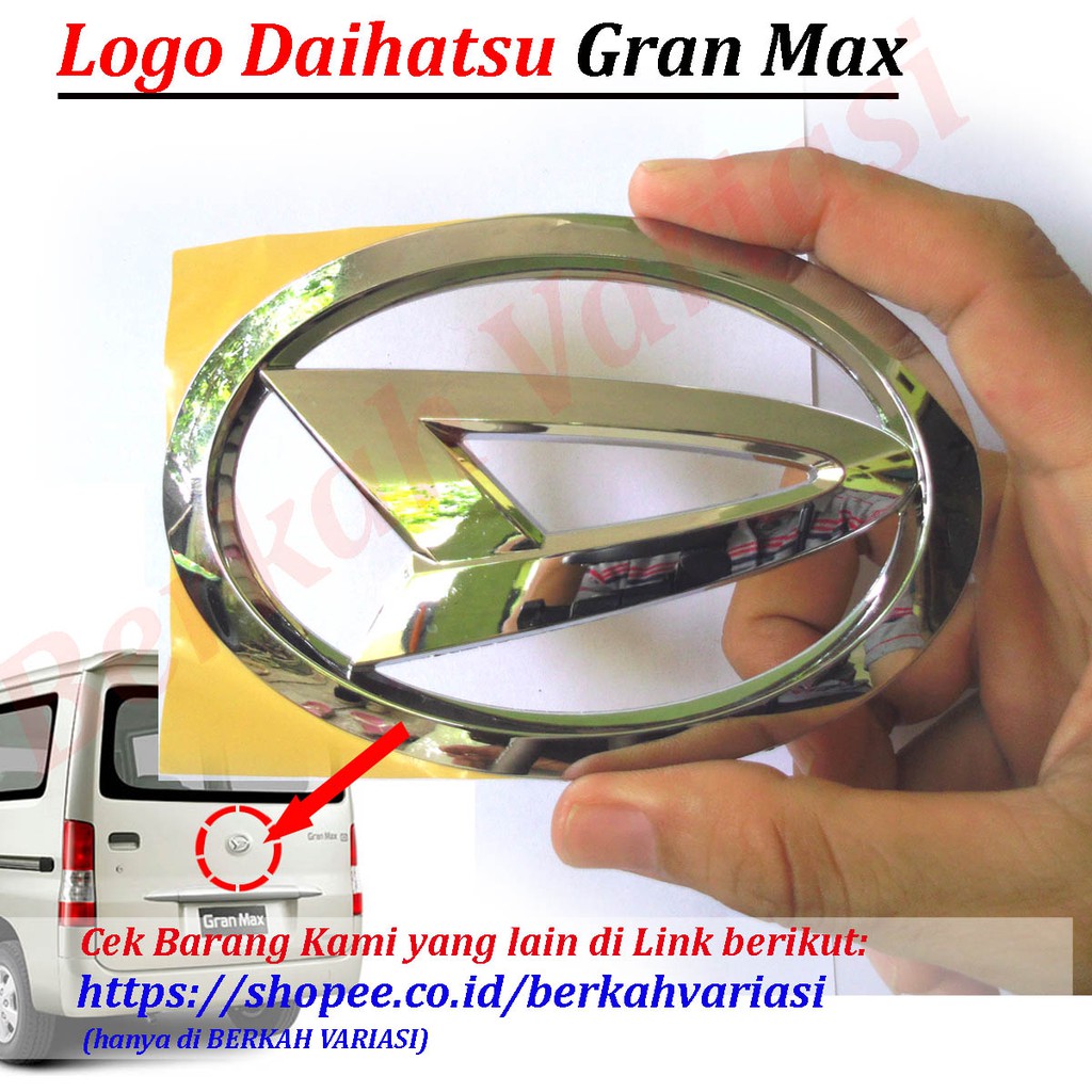 Emblem Lambang - Logo Belakang Daihatsu Gran Max