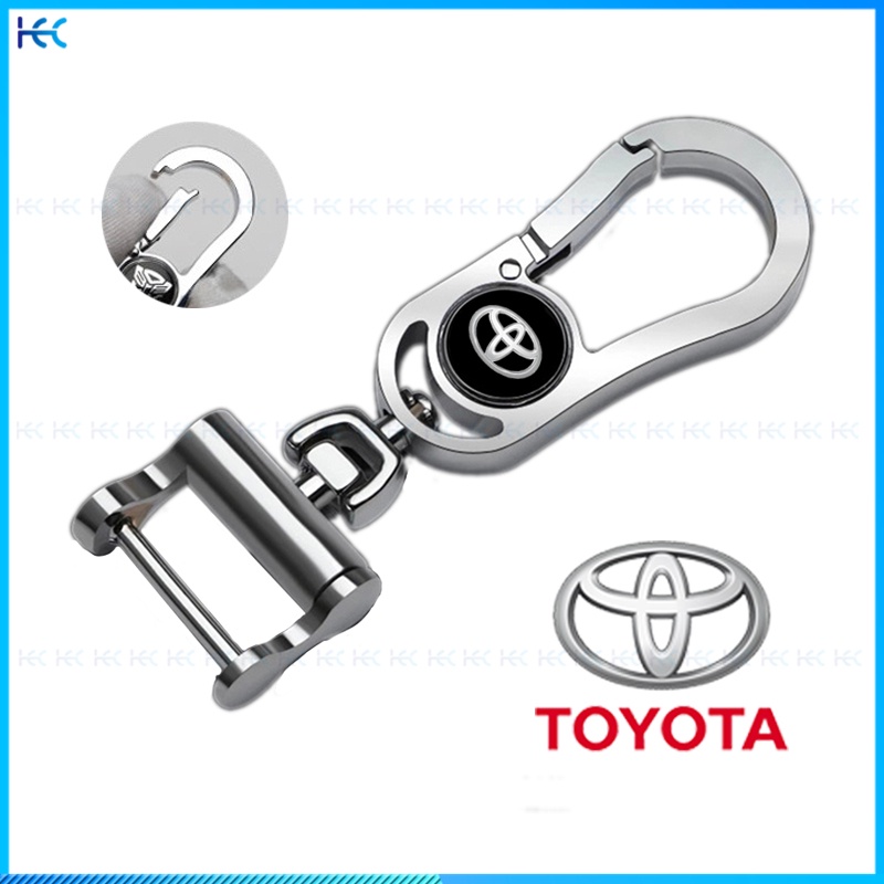 Gantungan Kunci Mobil Logo Motor Toyota Bahan Alloy Metal