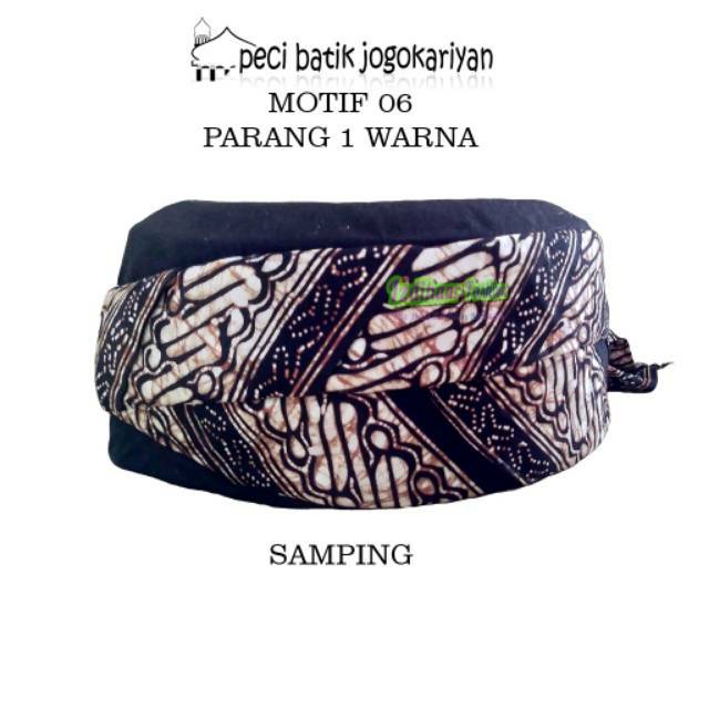 Peci Batik Jogokariyan Ori Terbaru Motif Kopiah Songkok Udeng Kain Batik Khas Jogja