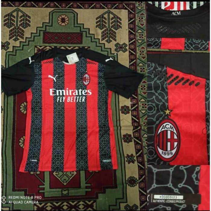 Jersey AC Milan Home Player ISSUE PI 2020/2021 grade ori official