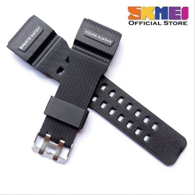 TALI JAM SKMEI 1358 RUBBER STRAP SKMEI 1358 HITAM