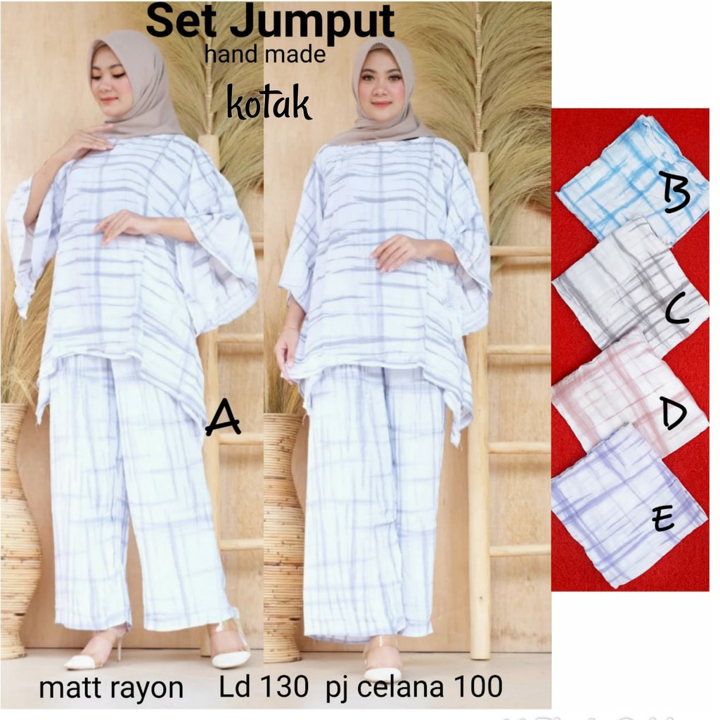 Stelan rayon terompet jumbo ld 130