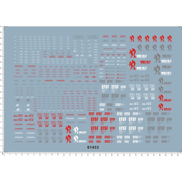 Decal PG Gundam RX-78-2
