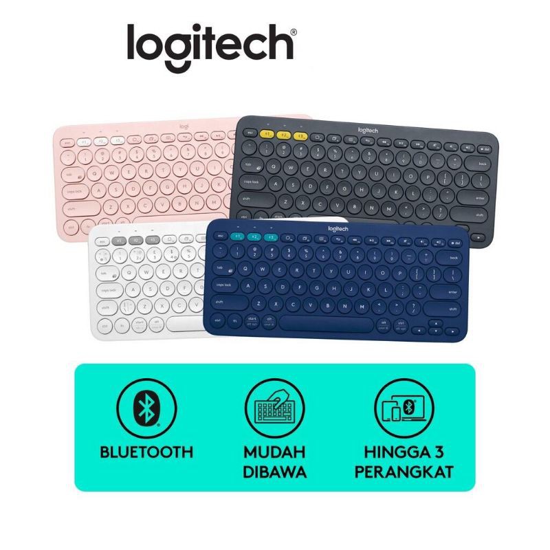 Logitech K380 K 380 Multi Device Bluetooth Keyboard - Windows, Mac, Chrome OS, Android, Ipad