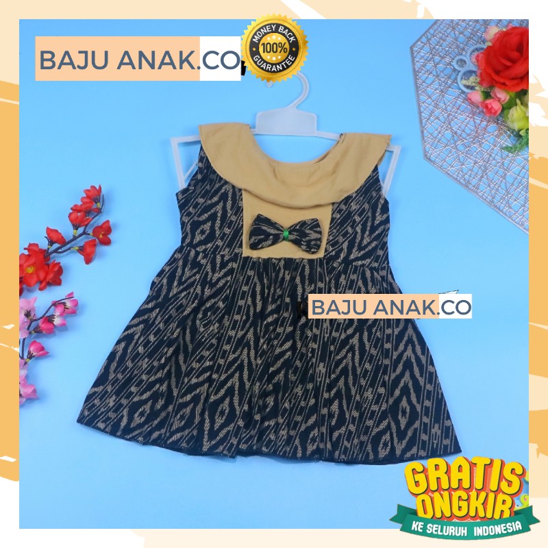 - BAJU BATIK ANAK PEREMPUAN 1-2 TAHUN BAJU PAKAIAN DRESS BAYI BARU LAHIR BABY BORN BAJI PEREMPUAN