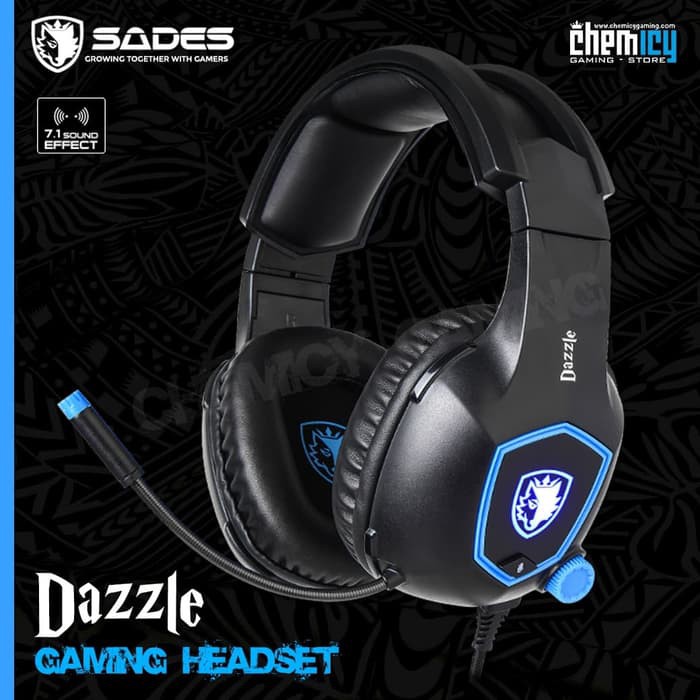 Sades Dazzle 7.1 Surround Sound Gaming Headset