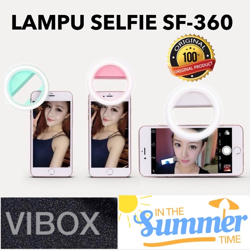 VIBOX LAMPU SELFIE MINI SF360 RING LIGHT MINI TIK TOK SHINY