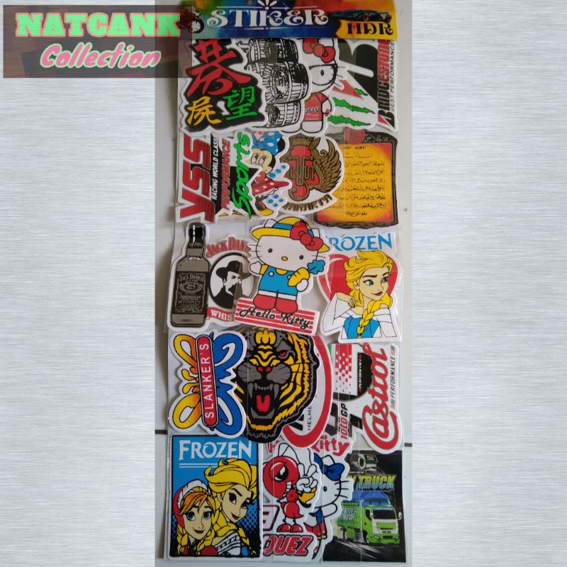 

Stiker lembaran isi 20 pcs Random