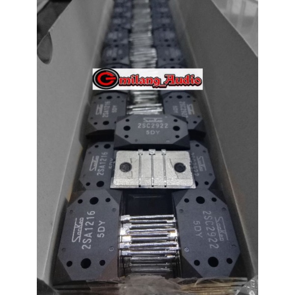 Transistor final Sanken 5DY SA1216/SC2922 Original TR