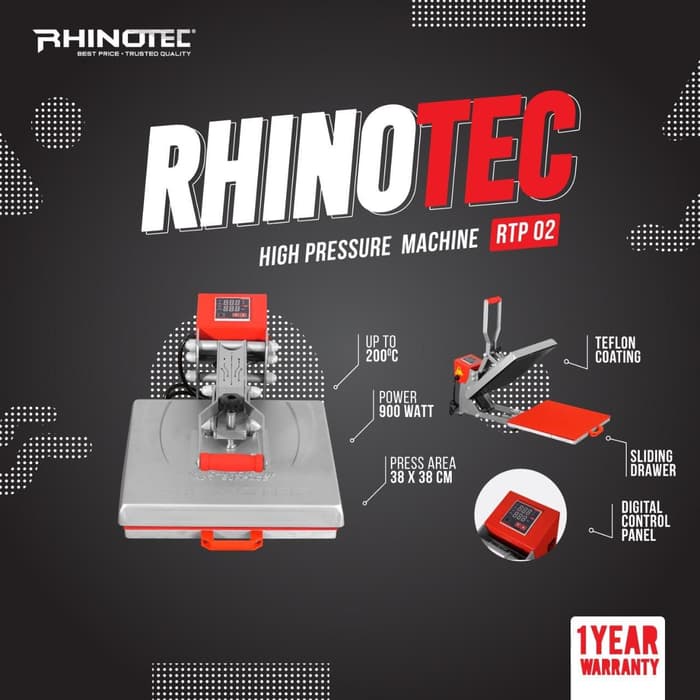 Mesin press RHINOTEC RTP-02 / RTP 02