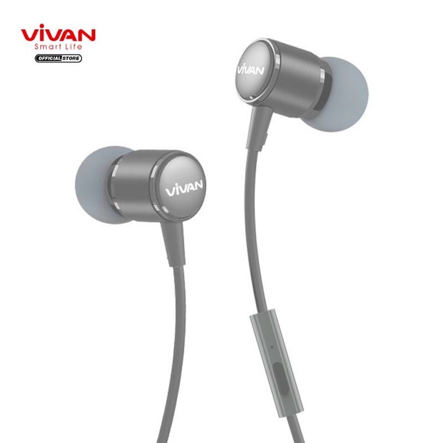 Headset Earphone VIVAN Q11S Q11S Q11S Q 11S Android/ iPhone Bass New Diaphragm Braided Wired Garansi Resmi 1 Tahun - Q11S