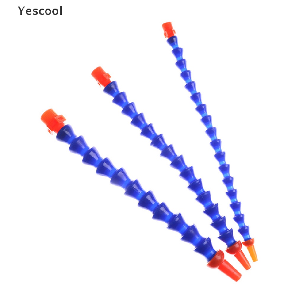 Yescool Nozzle Bulat Flexible 1 / 4 &quot;3 / 8&quot; 1 / 2 &quot;Untuk Selang Air / Minyak