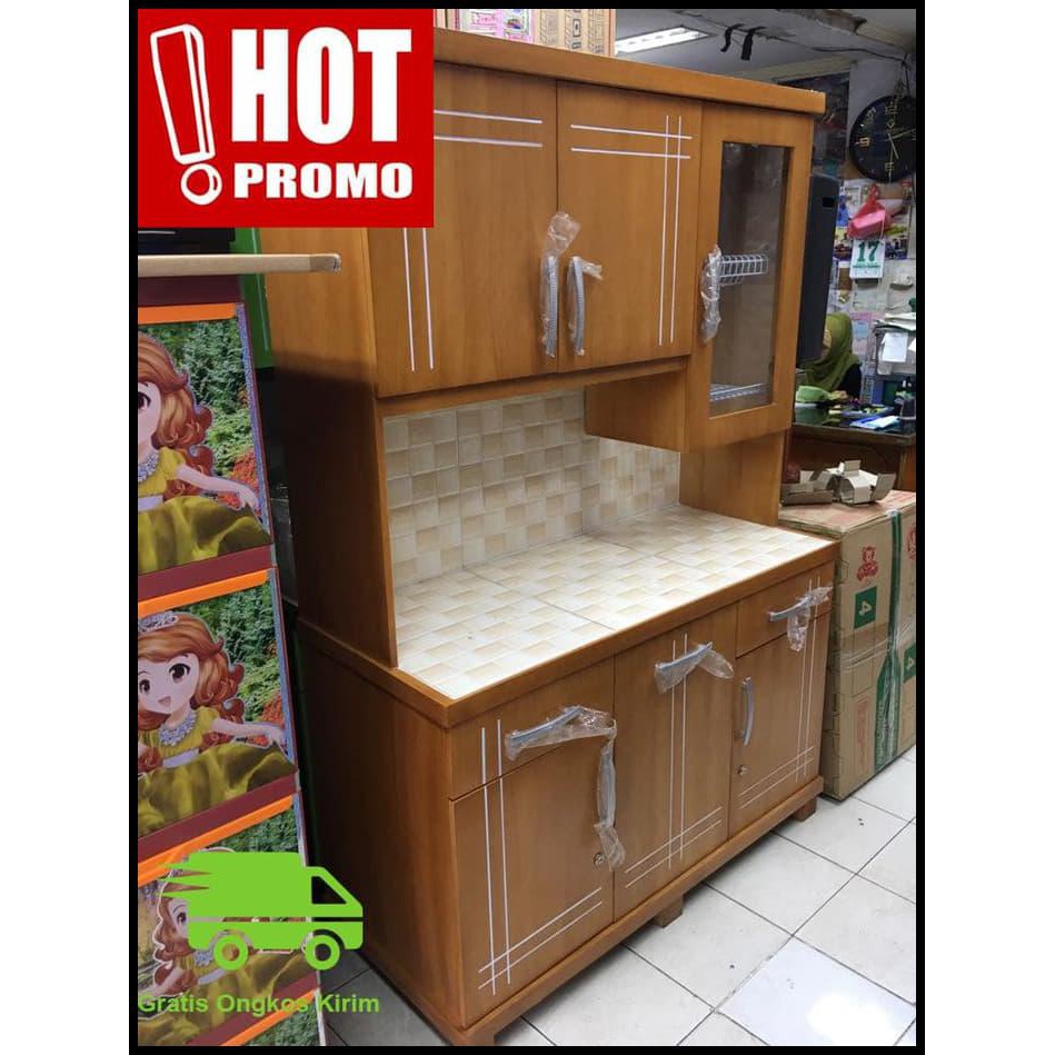 Dapur Minimalis Kayu Jati 