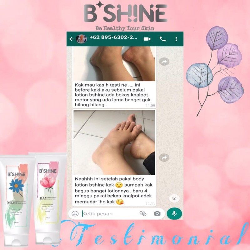 B'Shine Handbody Instant white/handbody whitening