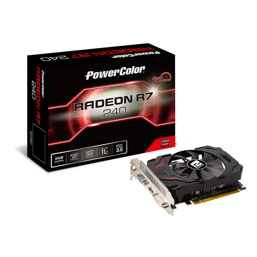 Vga PowerColor R7 240 2GB Ddr5 - PowerColor Radeon R7 240 2GB D5