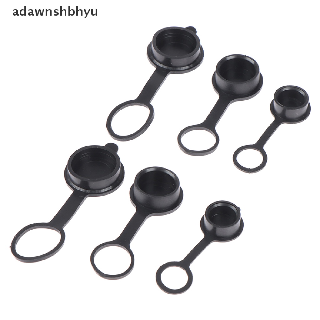 Adawnshbhyu 10pcs GX12 GX16 GX20 Aviation Circular Plug Socket Konektor Topi Debu Tahan Air