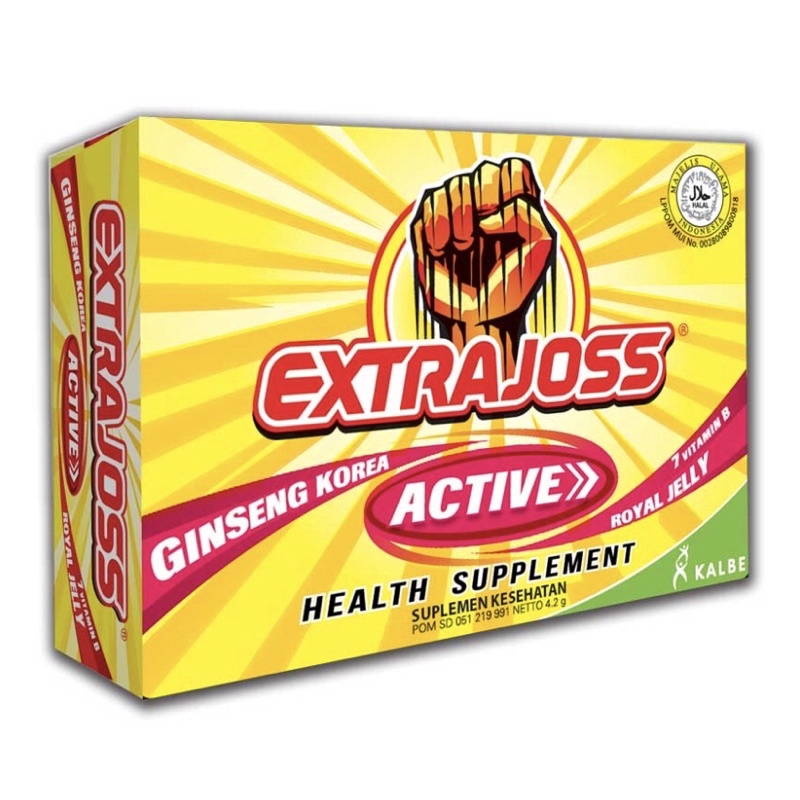 

Extra Joss Suplemen Makanan Active 6 pcs