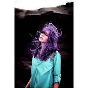 COLORE FRESCO - VIOLET color cream cat pewarna rambut ungu biru