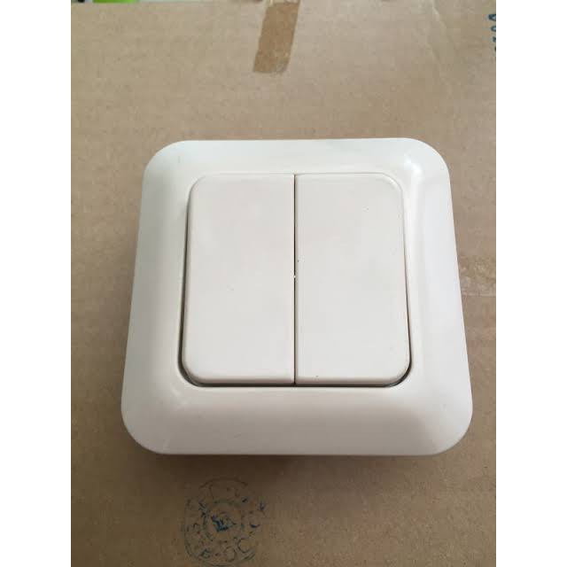 Saklar BROCO GRACIO DOUBLE SWITCH/ SAKLAR BROCO GRACIO SERI INBOW