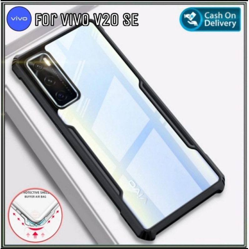Case Vivo Y75 5G V21 4G 5G V21E Y73 Y50 Y30 Y30i Y30s Y21 Y21s Y33s Y51 Y51A Y53s Y91 Y93 Y95 Y91C Y20 Y20i Y20s Y20sG Y12s V20 SE Y12 Y15 Y17 Y19 Y15s V19 S1 Pro Hard Soft Fusion Armor Shockprooft TPU HD Trasnparan Acrylic Casing HP Cover + Ring Holder