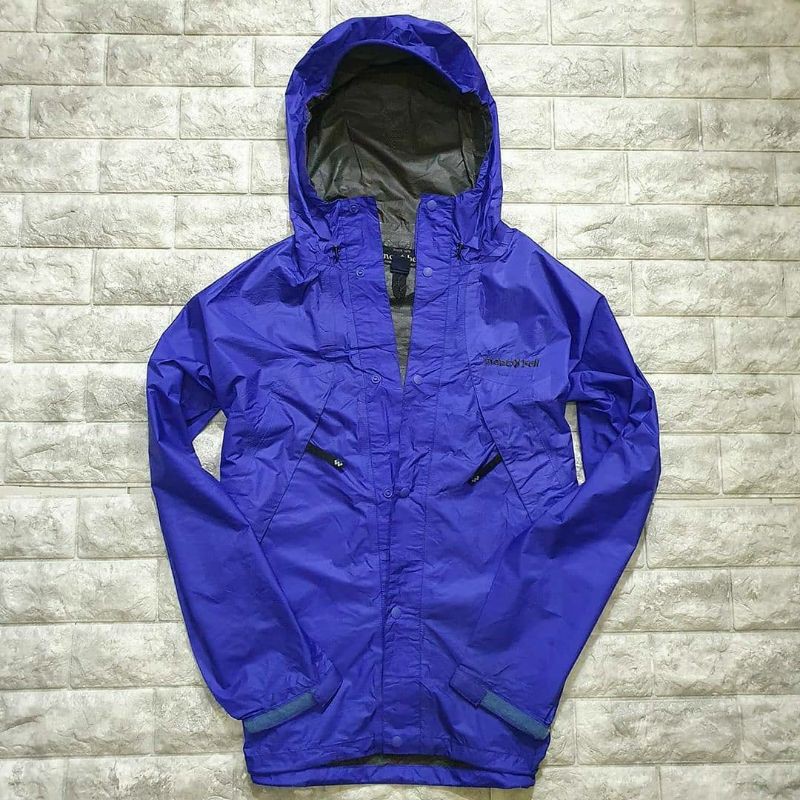 Jaket gunung Montbell goretex waterproof second