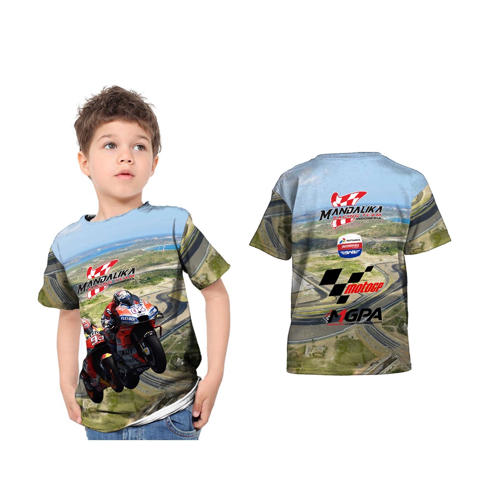 Dstore - Kaos Mandalika Moto GP Anak / Kaos Mandalika Original