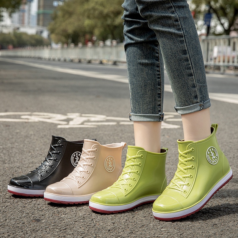 Sepatu fashion Wanita Anti Air Boot Wanita 228