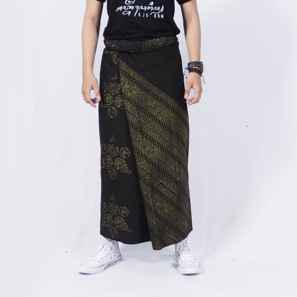 Sarung Kanjeng Sarung Batik Serial Kaligrafi Aksara Motif Parang Nyawiji Original