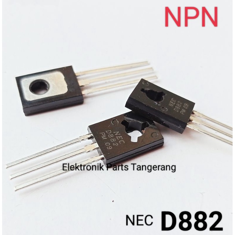 D882 TRANSISTOR D882 NEC TRANSISTOR POWER NPN TO-126 3A 40V TRANSISTOR D 882 NPN 2SD882 NPN TRANSIST