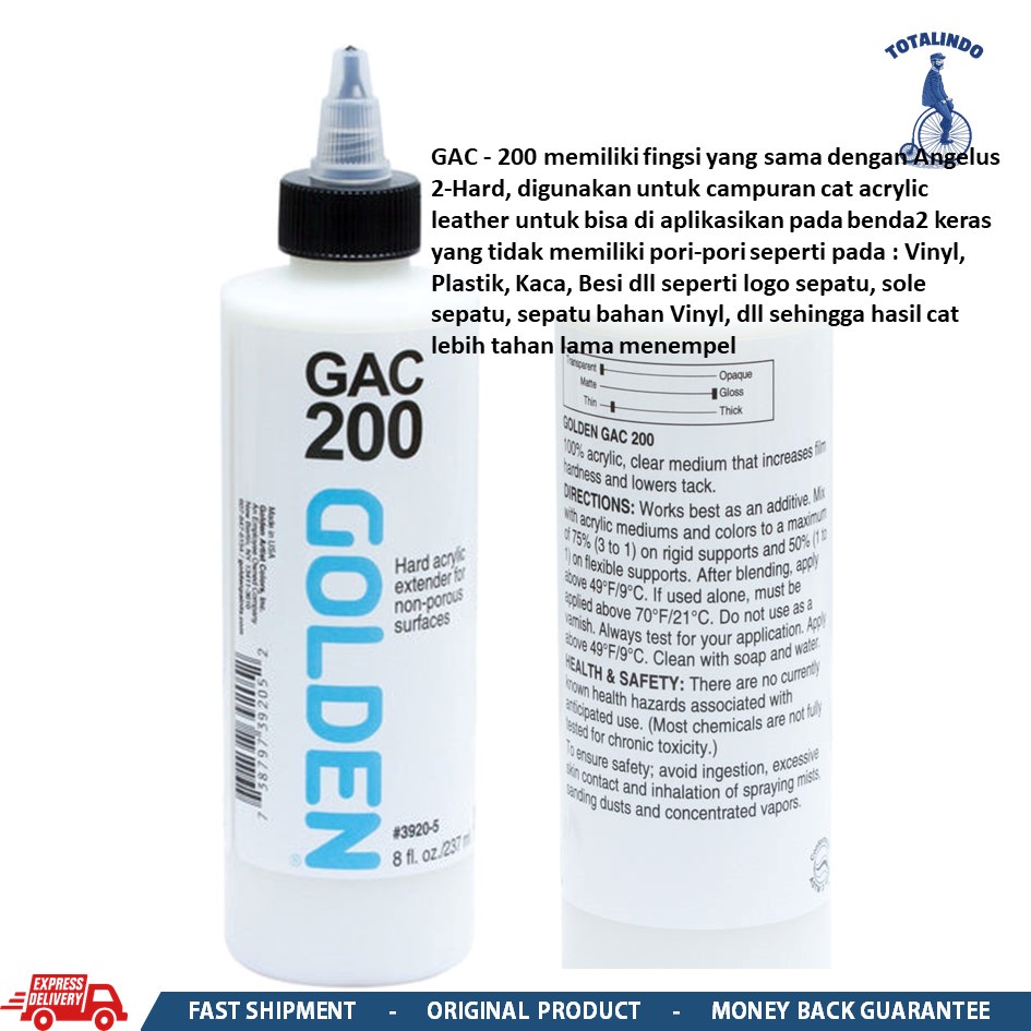 

GAC - 200 / 2 - Hard | Sebagai Campuran Cat Angelus untuk Aplikasi benda keras