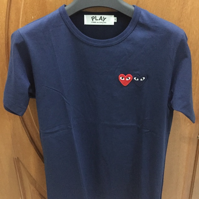 cdg play double heart