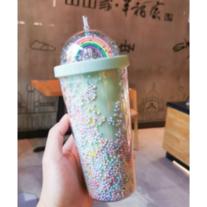 Tumbler Rainbow/tumbler anak/tumbler unik