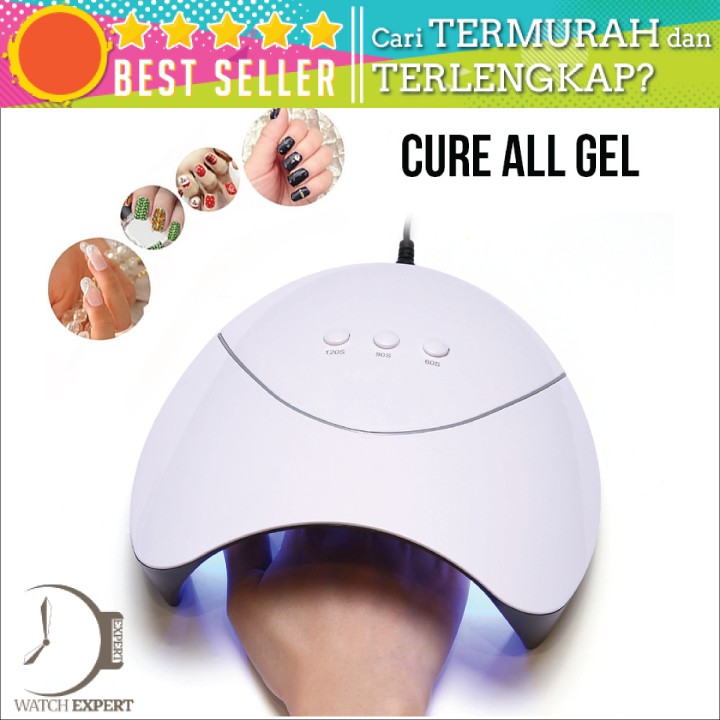 Bisa COD Alat Kecantikan Pengering Kutek Kuku Smart Portable 36W 12 UV LED Nail Dryer - Biutte.co Z3