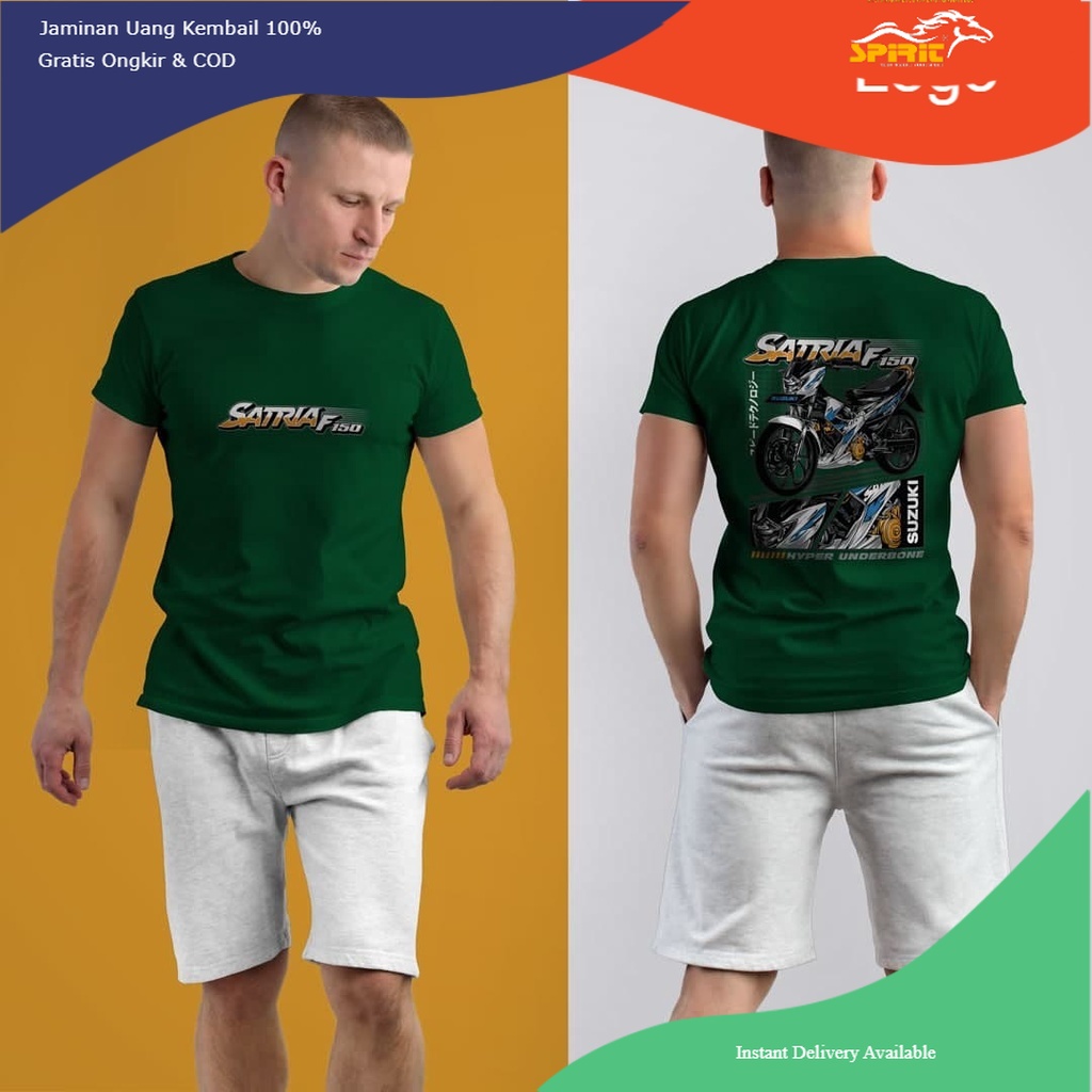 BAJU KAOS SATRIA FU 150 TSHIRT SUZUKI BAJU MOTOR RACING SATRIA sablon DTF original Distro premium Ju