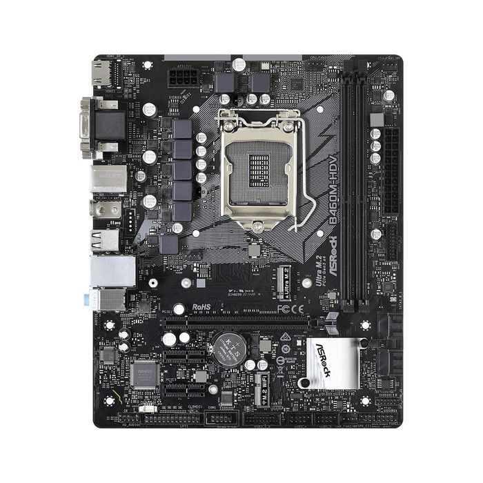 ASRock B460M-HDV (LGA1200, B460, DDR4, USB3.2, SATA3)