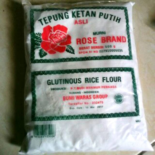 

Tepung Ketan Putih Rose Brand 500gr