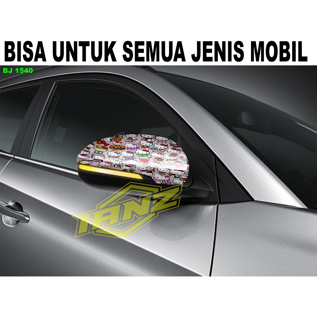 DECAL STIKER SPION MOBIL HELLO KITTY  / STIKER MOBIL / STIKER SPION