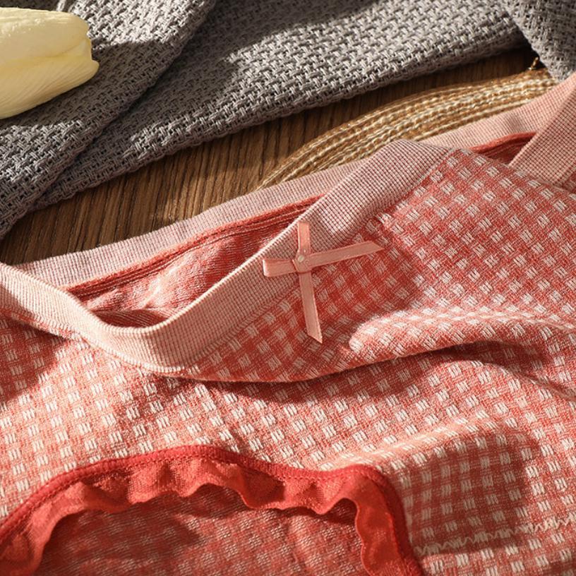 [ LINGERIE MASTER ] - (C-26) Celana Dalam Wanita Sexy Motif Pita Bahan Katun Kolor CD Cewek Daleman Fashion Korea Import-7