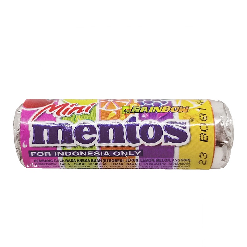 

Mentos MINI Rainbow - Chewy Dragees Candy - 10g