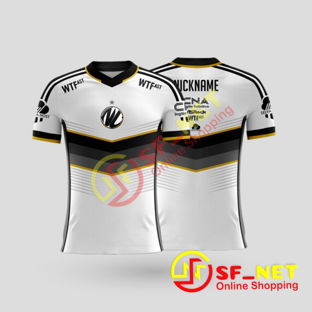 Jersey kaos baju gaming free fire,pubg,ml desain terbaru