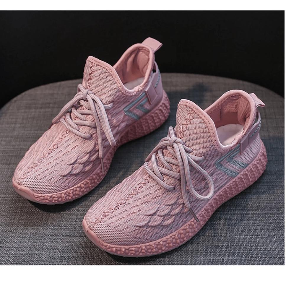 Sepatu Wanita Sneakers Import Sneaker Running Shoes Korean Style Sepatu Olaharaga Cewek Kekinian San