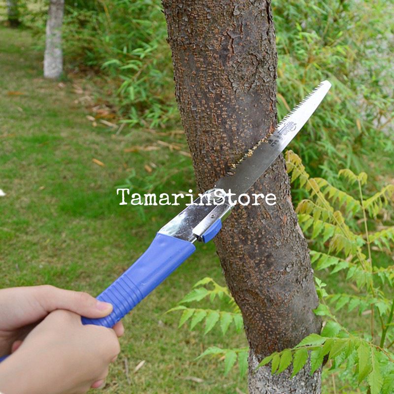 Gergaji Lengkung / Gergaji Kopi / Hand Saw Dahan Kayu Panjang Pisau 27 cm - Import