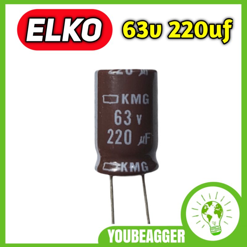 Elko 63v 220uf