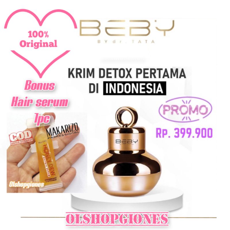 BLACK IRON DETOX BEBY CREAM BY DR TATA (Klinik Dermapro Jakarta) New