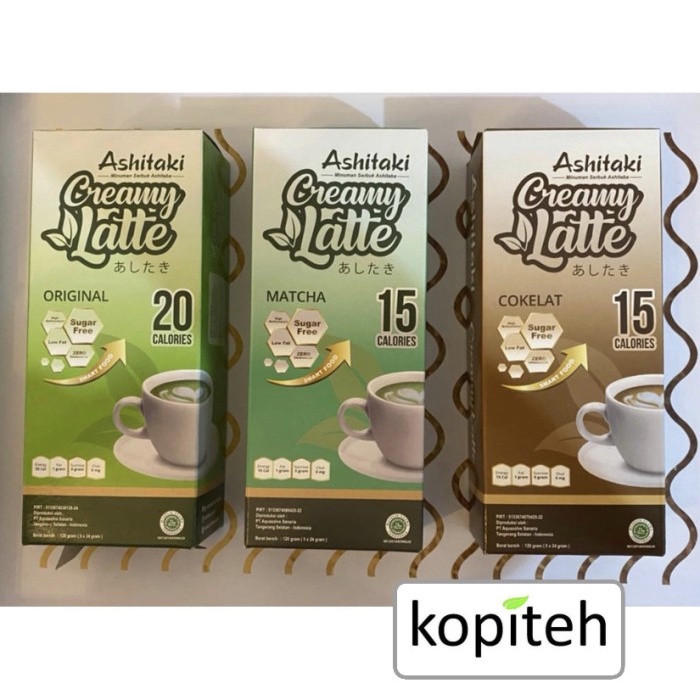 

Krimer- Ashitaki Creamy Latte Sugar Free - Original -Krimer.