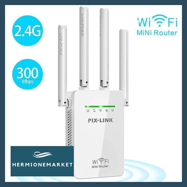 Pix-Link 300M Wireless Wifi Range Extender Router Repeater Ap Lv-Wr09